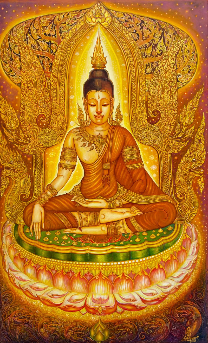Buddhas lugn  | 80 x 130 cm