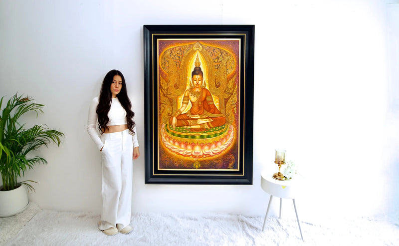 Buddhas lugn  | 80 x 130 cm