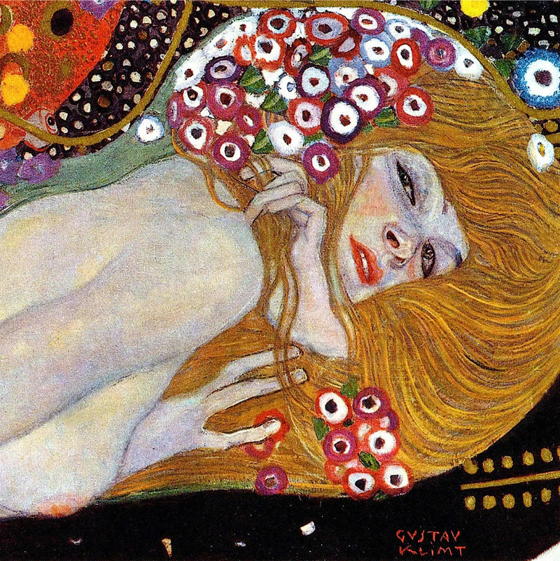 🐍 Vattensnokar II (Detalj) – Gustav Klimt (1904–1907)