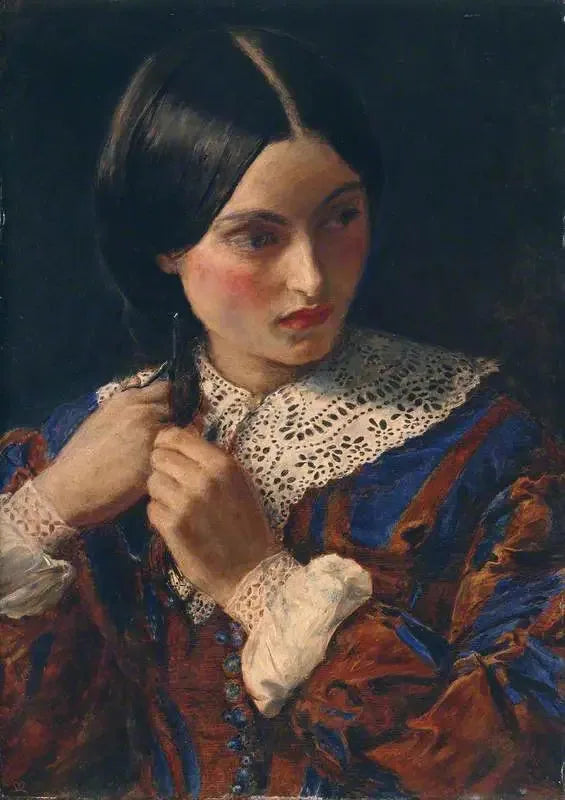 Endast en hårlock - John Everett Millais