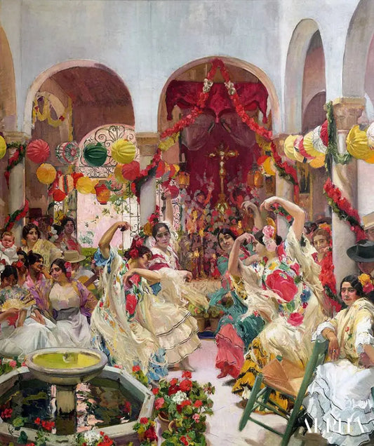 Séville la danse - Sorolla - Reproductions de tableaux et peintures haut de gamme