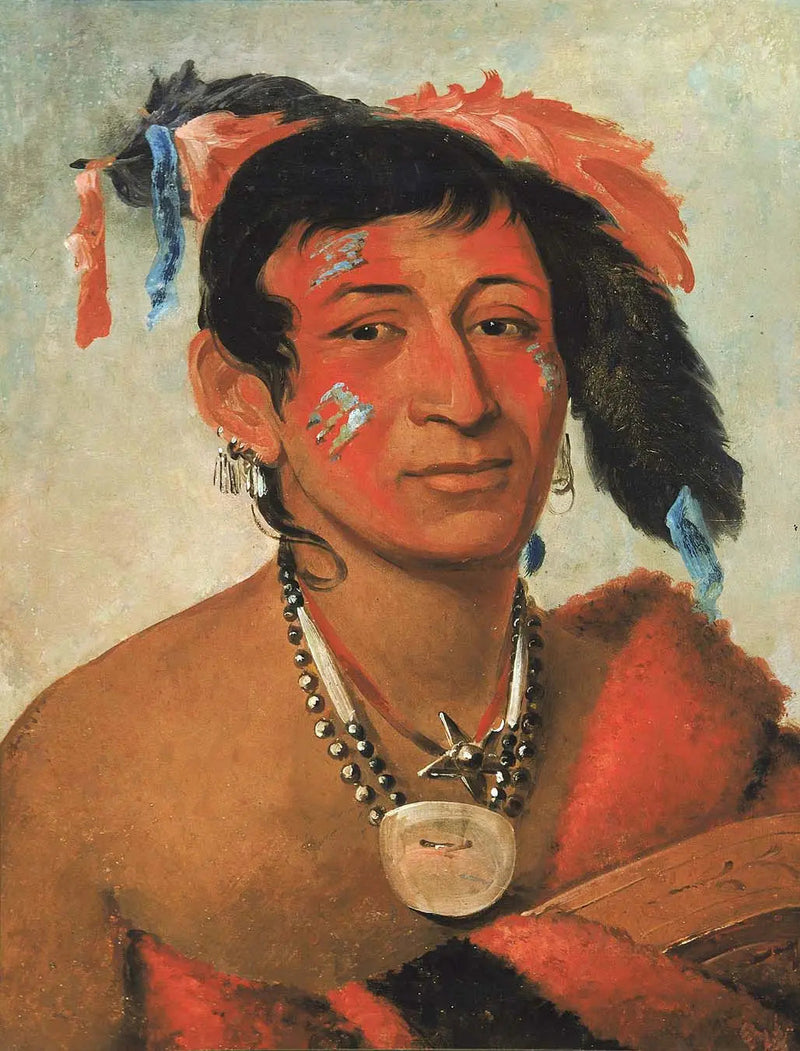 Sha-wá-no, Södra, en erkänd krigare - George Catlin