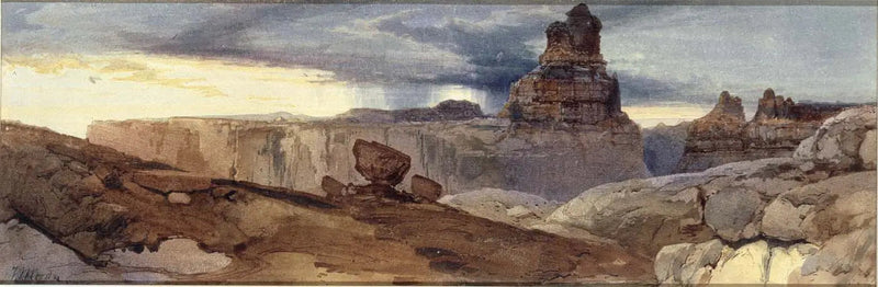 Shin-Au-Av-Tu-Weap (Guds land), Coloradofloden. Utah Ter. - Thomas Moran