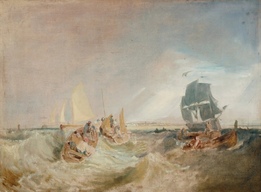 Frakt vid Themsens mynning - J. M. W. Turner
