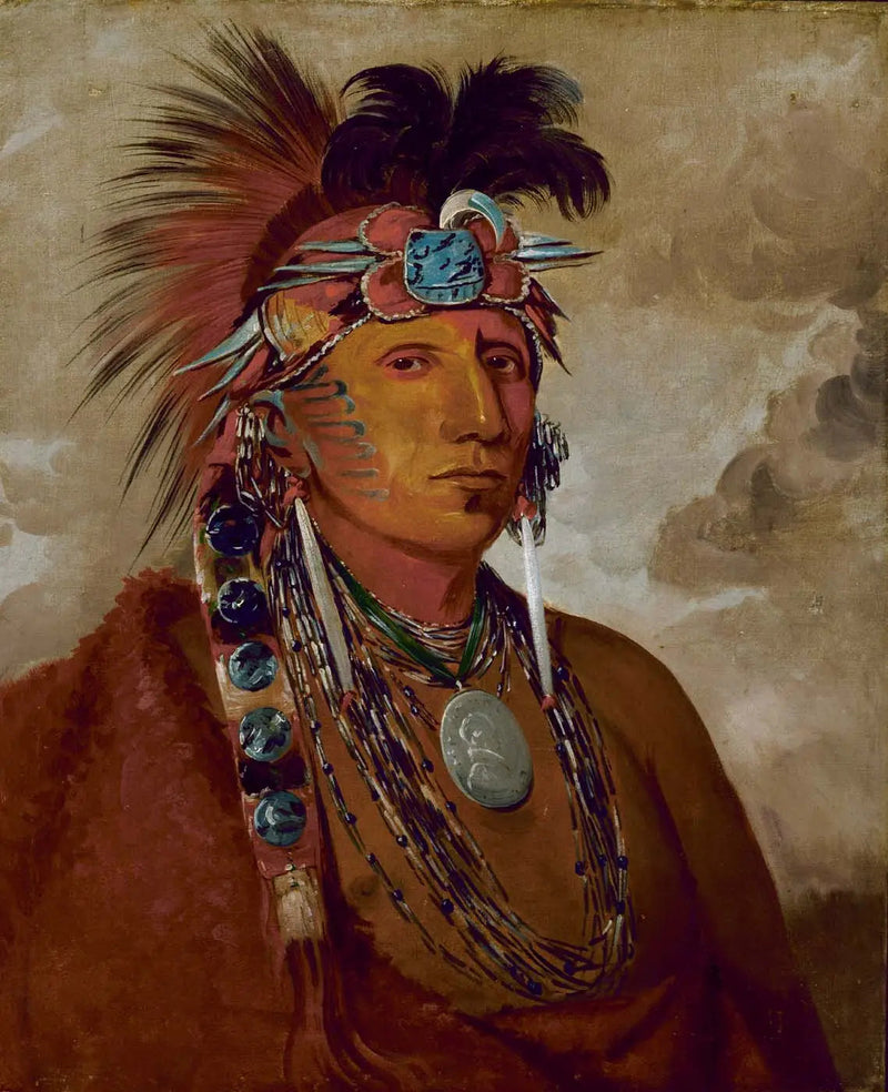 Shó-me-kós-see, Varulven, en chef - George Catlin