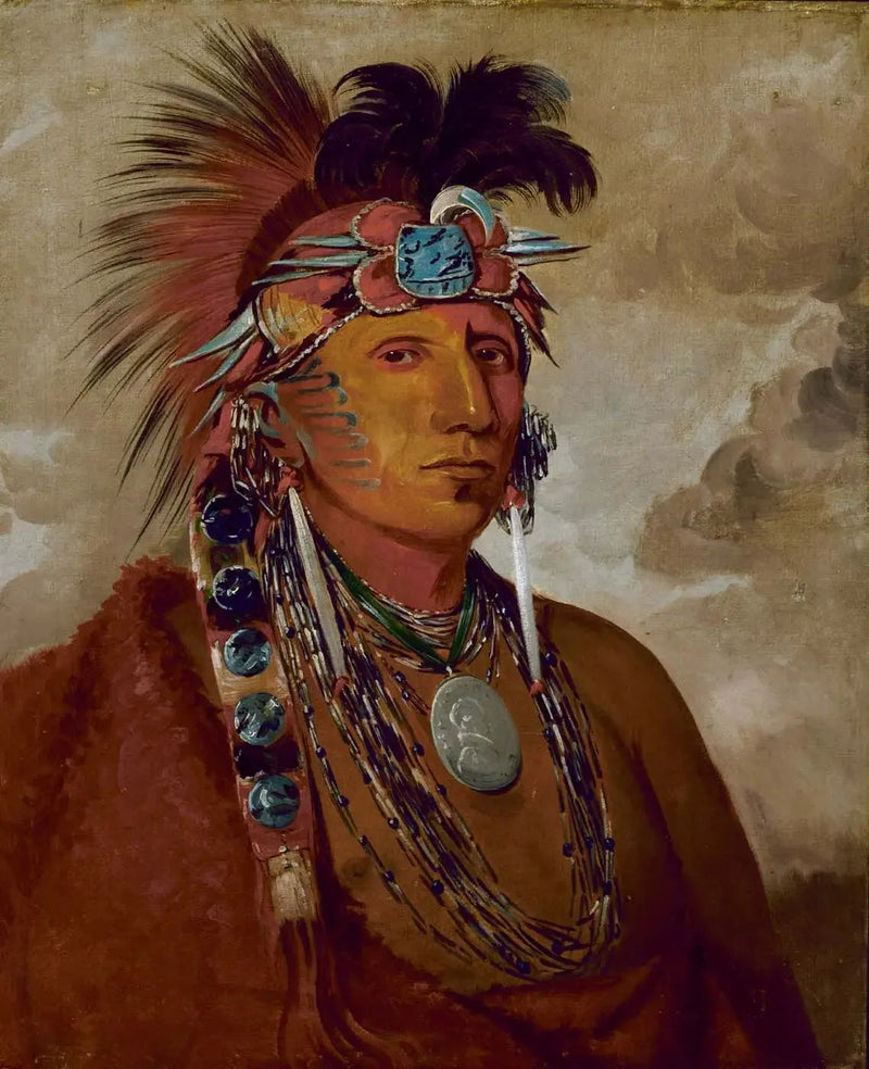 Shó-me-kós-see, Varulven, en chef - George Catlin
