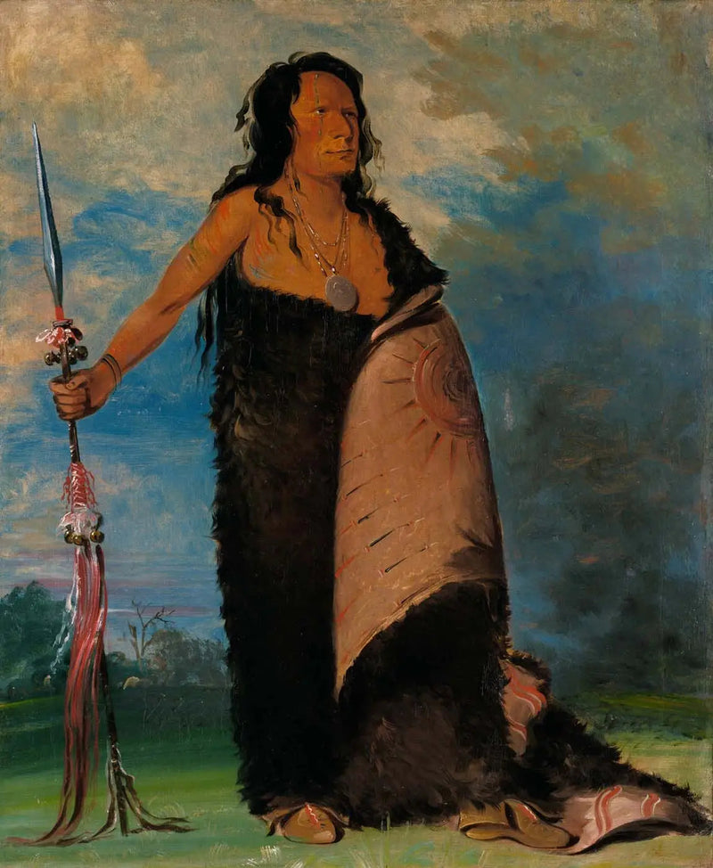 Shoo-de-gá-cha, Rök, Stamchefen - George Catlin
