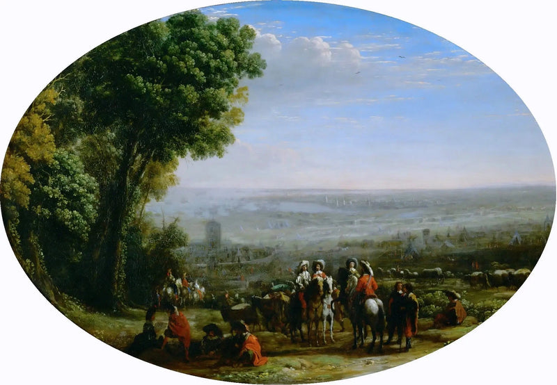 Stol från La Rochelle av Ludvig XIII - Claude Lorrain