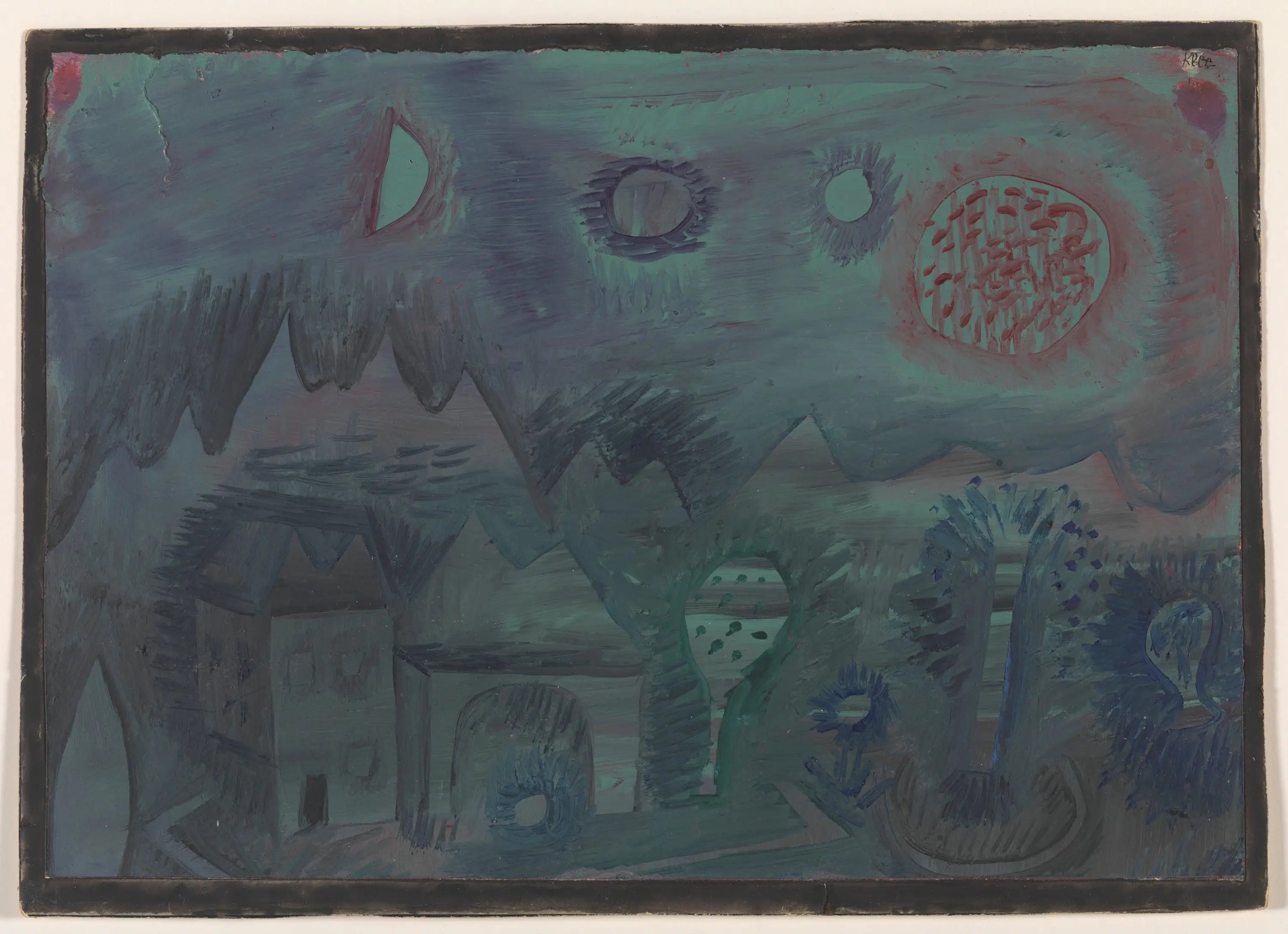 Signes dans le ciel - Paul Klee image 1 copie de tableau peinte à la main