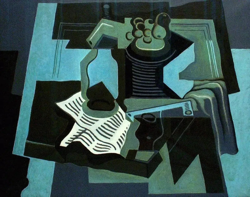 Sifon och fruktskål - Juan Gris