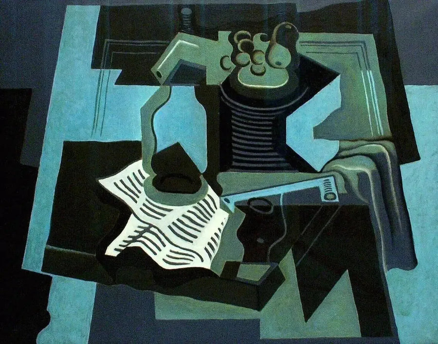 Sifon och fruktskål - Juan Gris