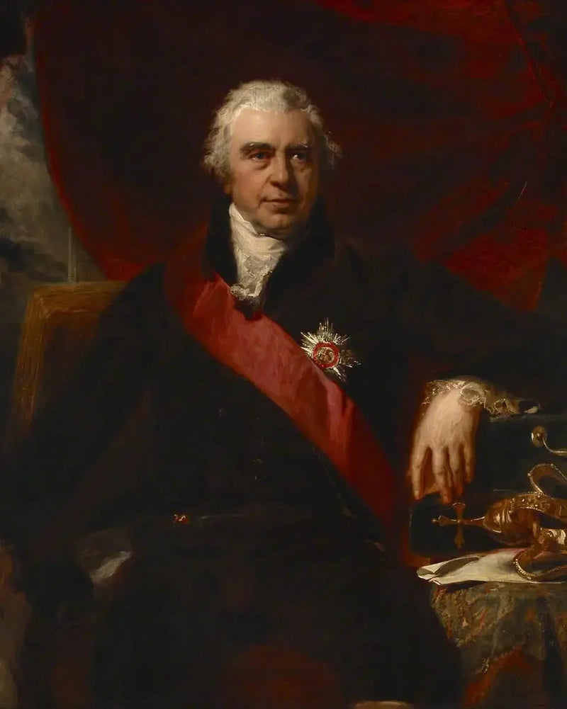 Sir Joseph Banks (1743–1820), ordförande för Royal Society, chef för British Museum - Thomas Lawrence