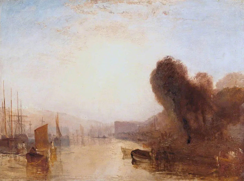 Skiss för 'East Cowes Castle, regattan som startar för deras förtöjningar' Nr 1 - J. M. W. Turner