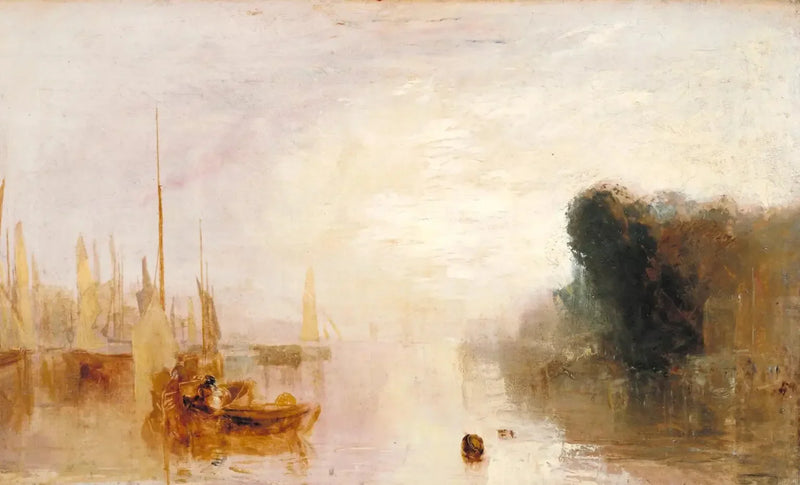 Skiss för 'East Cowes Castle, regattan som startar för deras förtöjningar' Nr. 2 - J. M. W. Turner