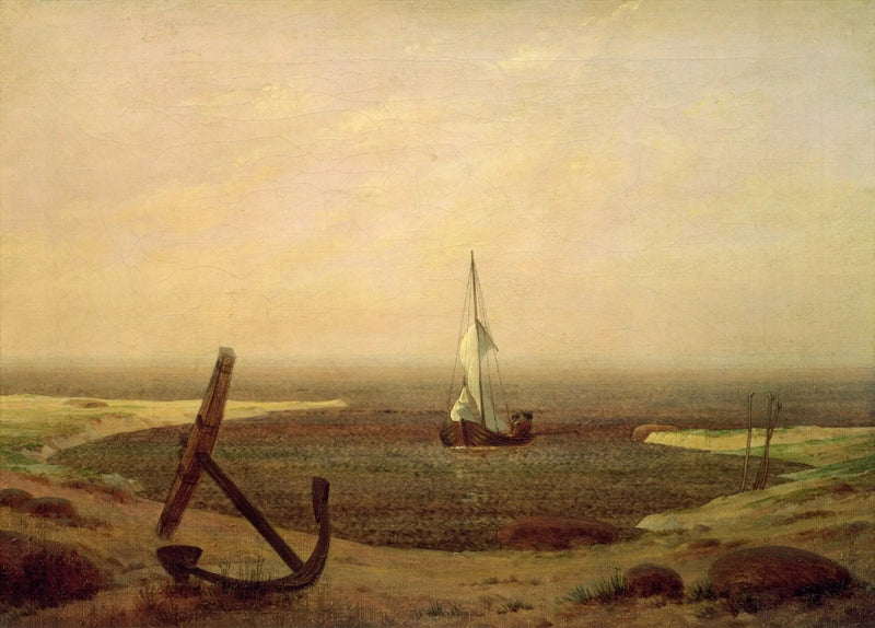 Kväll - Caspar David Friedrich