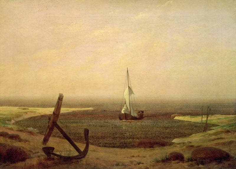 Kväll - Caspar David Friedrich