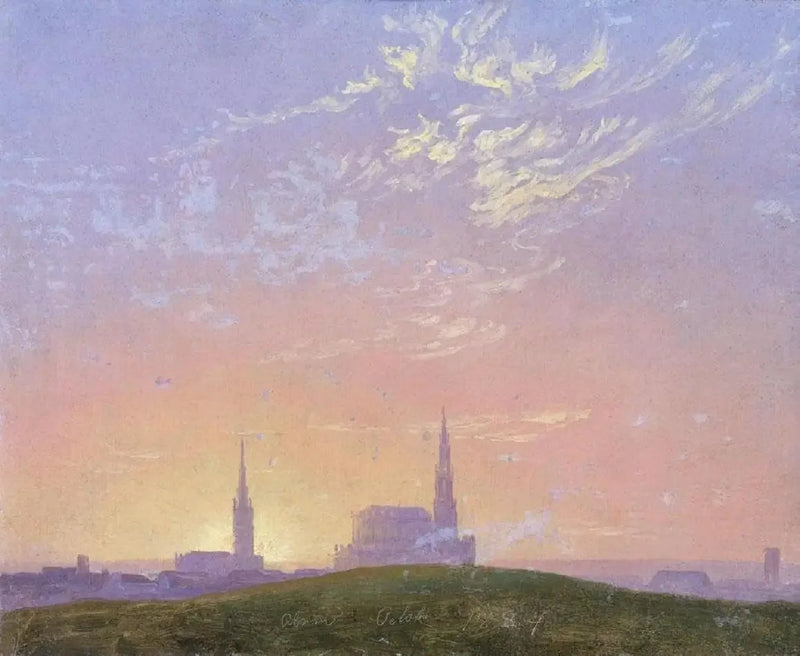 Kväll - Caspar David Friedrich