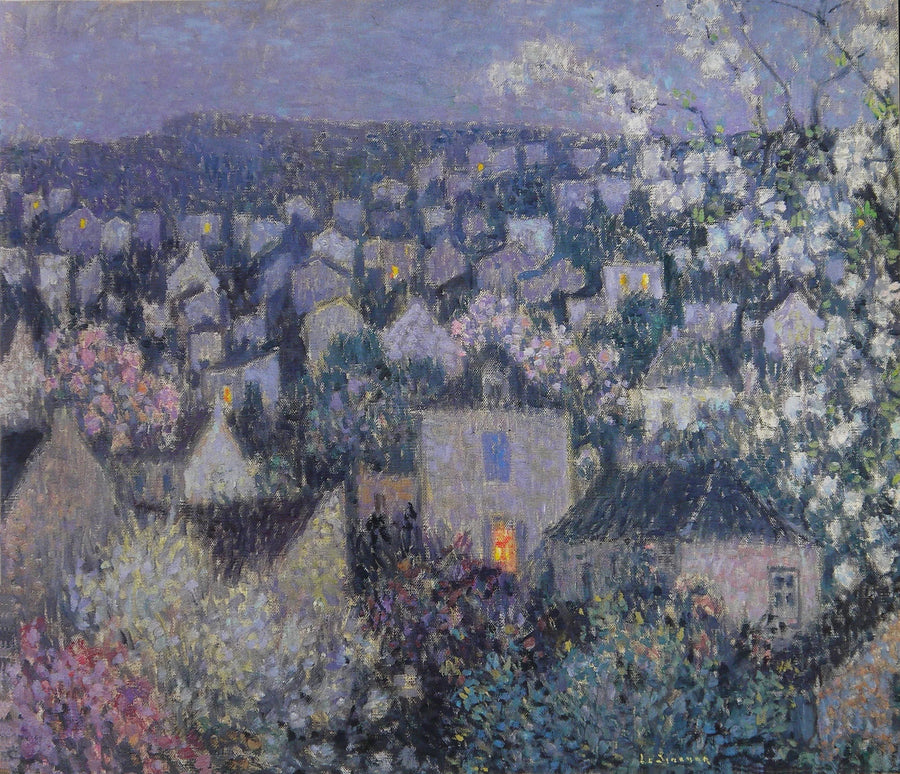 Majkväll - Henri Le Sidaner