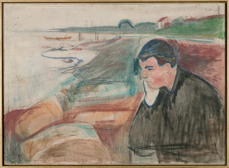 Kväll. Melankoli - Edvard Munch