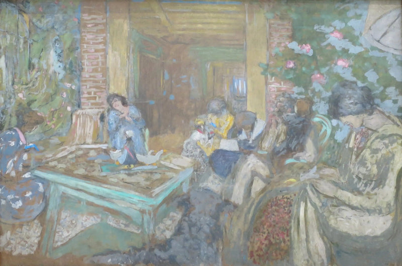 Couturekväll i Loctudy - Édouard Vuillard
