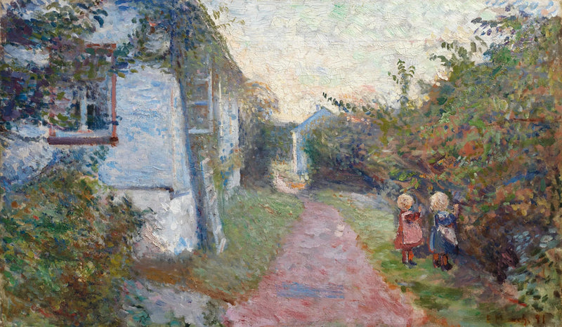 Sommarkväll i Åsgardstrand - Edvard Munch