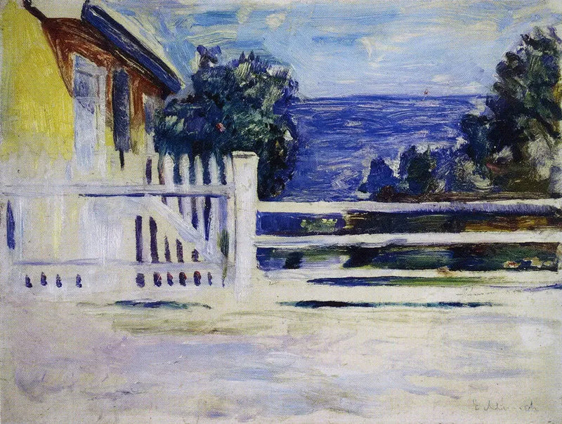 Sommarkväll i Åsgardstrand - Edvard Munch