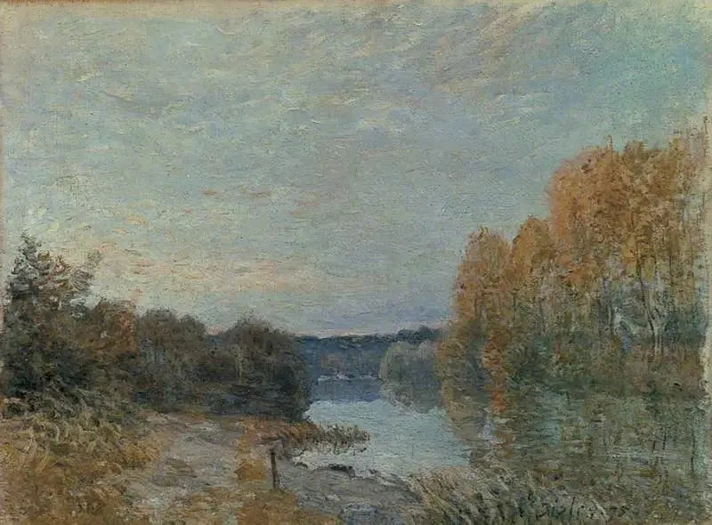Solnedgång - Alfred Sisley