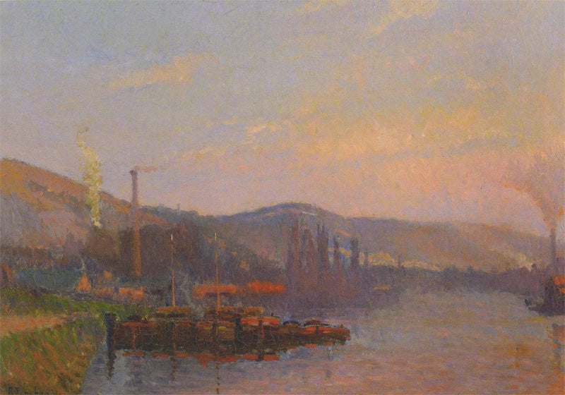 solnedgång Le Pré-aux-Loups - Robert Antoine Pinchon