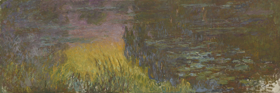 Näckrosor: Solnedgång - Claude Monet