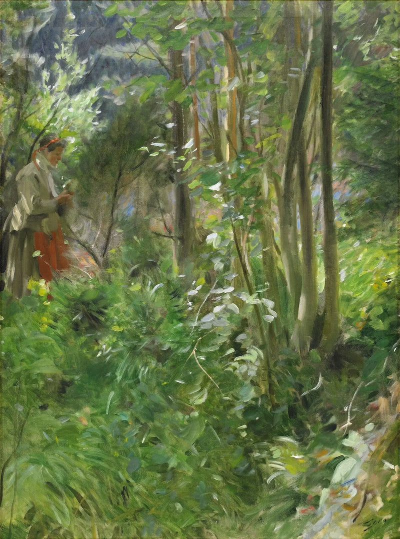 Sol i skogen - Anders Zorn