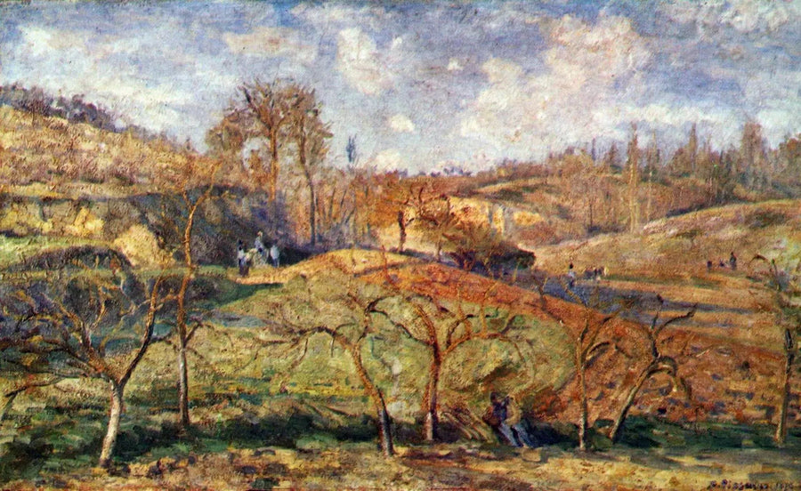 Mars sol, Pontoise - Camille Pissarro