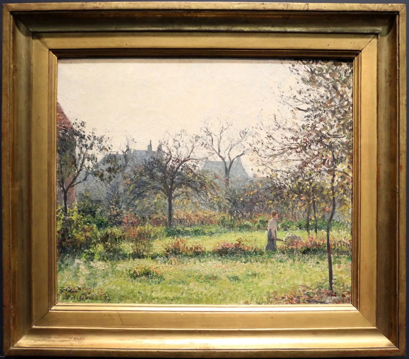 Morgonsol, höst - Camille Pissarro