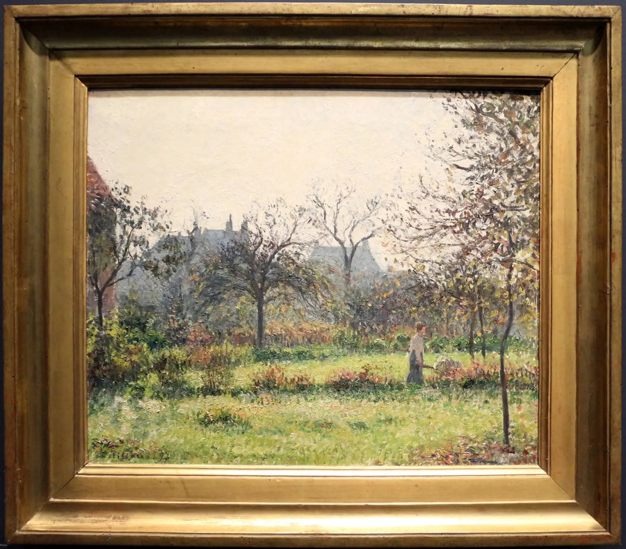 Morgonsol, höst - Camille Pissarro