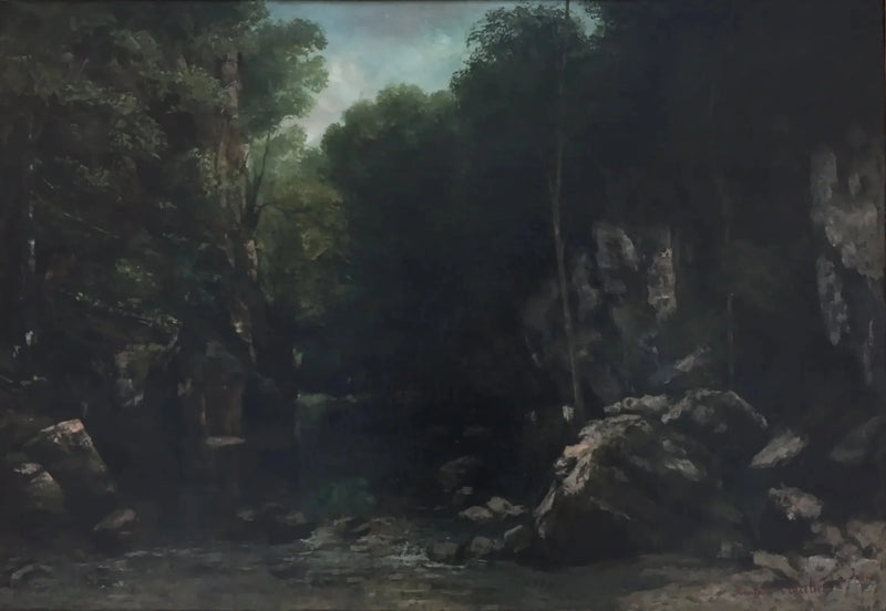 Ensamtid - Gustave Courbet