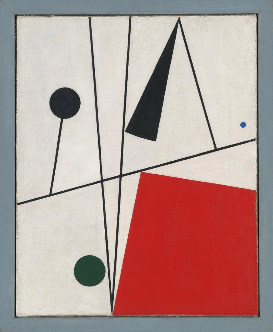 Equilibre à plan rouge - Sophie Taeuber-Arp