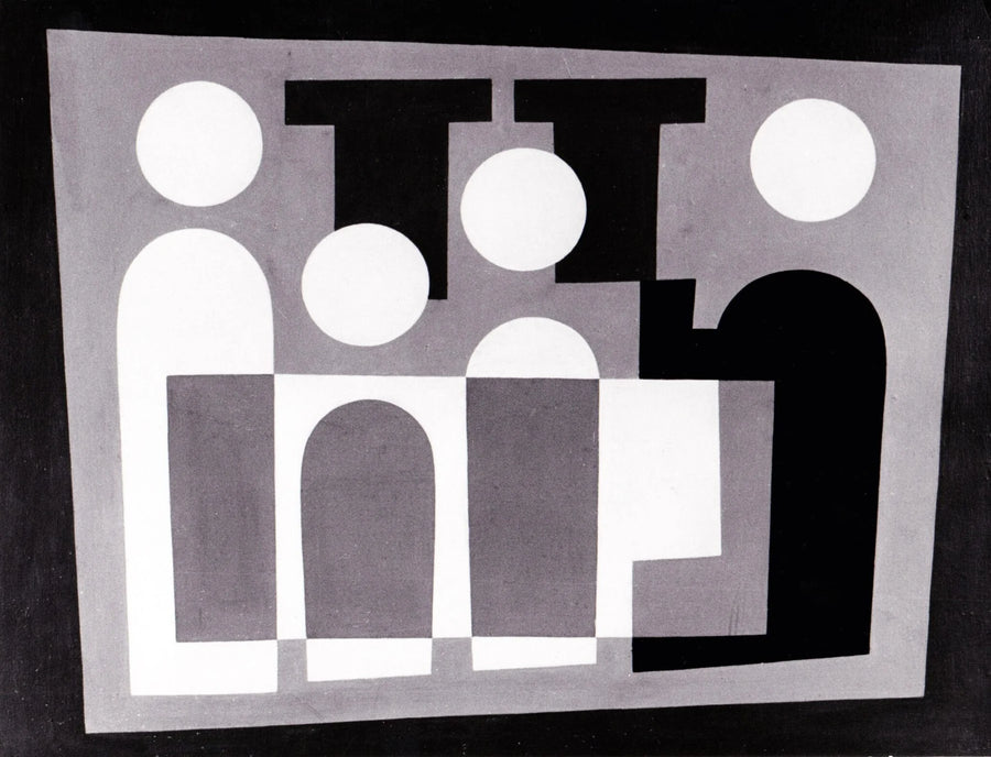 Personnages* (1928, version 2) - Sophie Taeuber-Arp