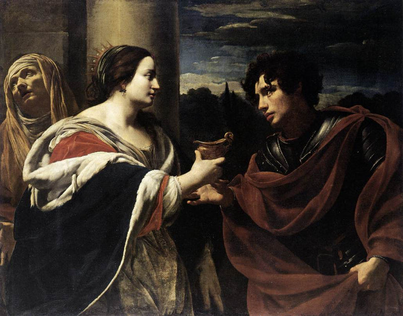 Sophonisbe som mottar giftkannan - Simon Vouet