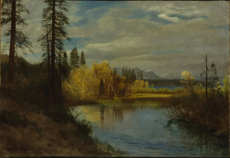 Utsikt över Lake Tahoe - Albert Bierstadt