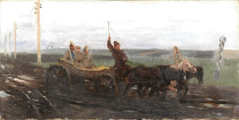 Under noggrann övervakning. På en försäljningsväg - Ilya Repin
