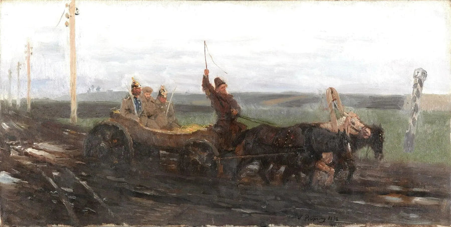 Under noggrann övervakning. På en försäljningsväg - Ilya Repin
