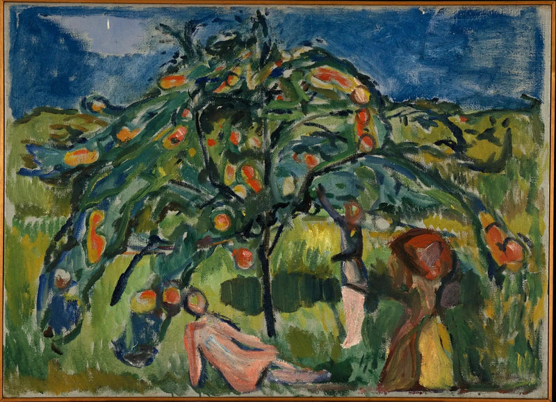 Under äppelträdet - Edvard Munch