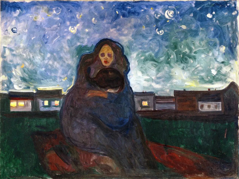 Under stjärnorna - Edvard Munch