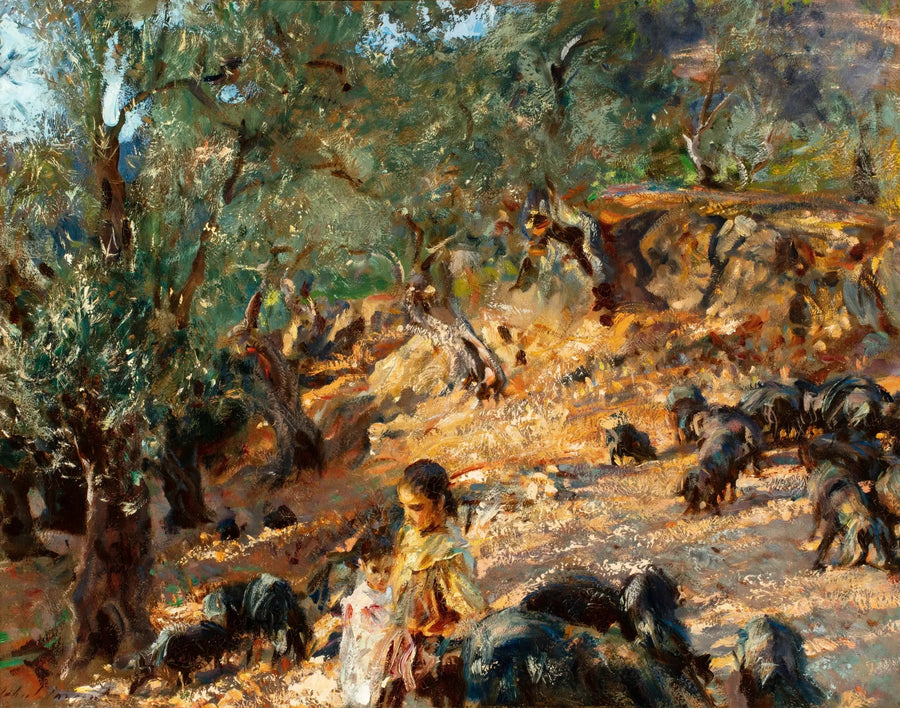Under olivträden - John Singer Sargent