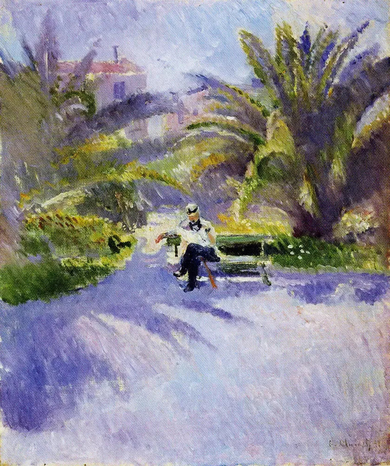 Under palmerna i Nice - Edvard Munch