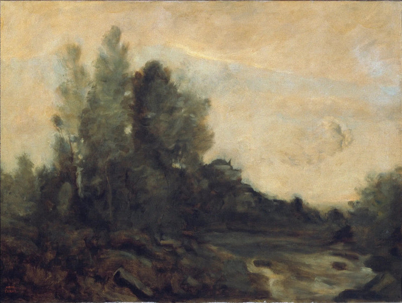 Minne från Ariccia - Jean-Baptiste Camille Corot