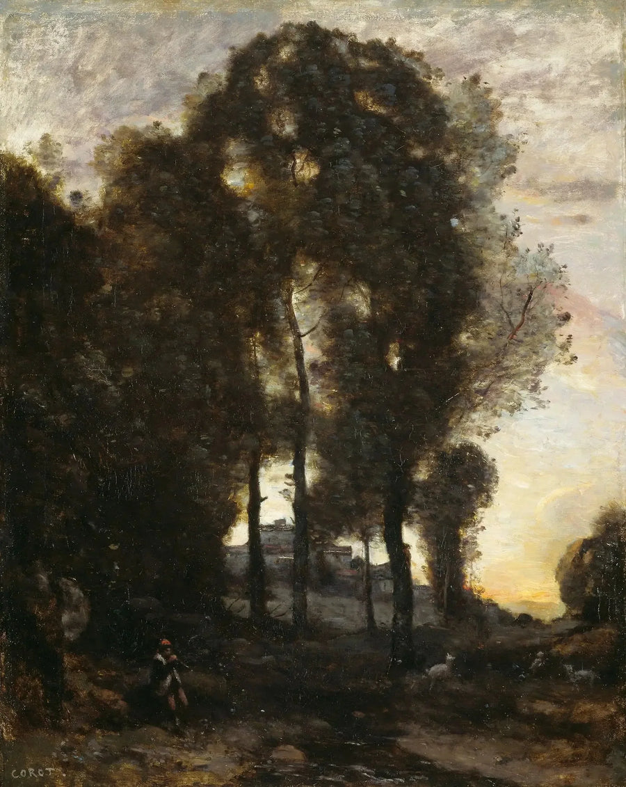 Minne från Italien - Jean-Baptiste Camille Corot