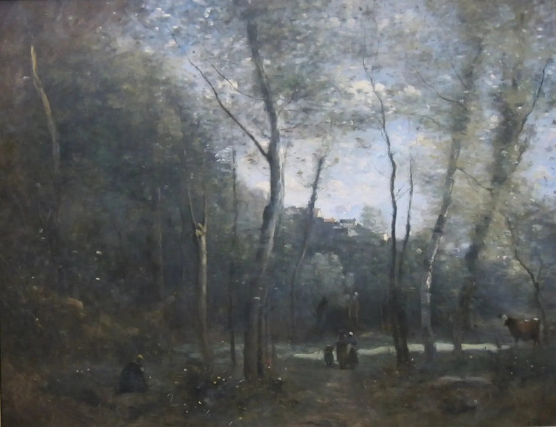 Minne från en äng i Brunoy - Jean-Baptiste Camille Corot