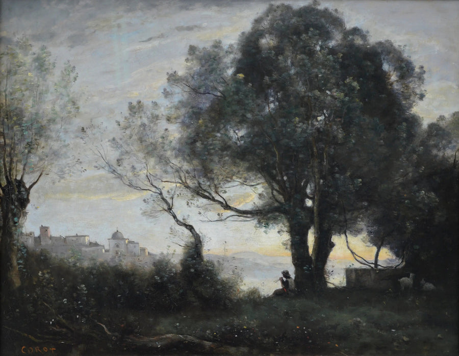 Souvenir från Castelgandolfo - Jean-Baptiste Camille Corot