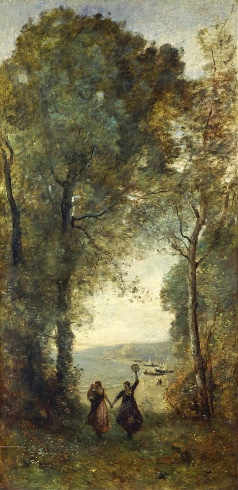 Souvenir från Napolens strand - Jean-Baptiste Camille Corot