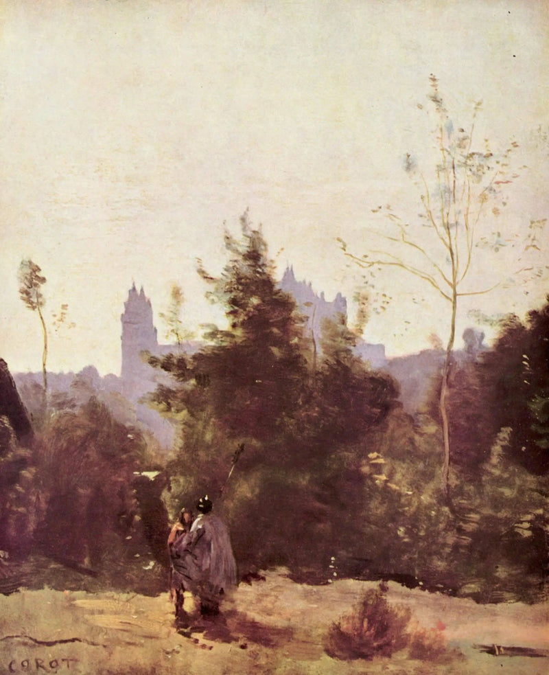 Souvenir från Pierrefonds - Jean-Baptiste Camille Corot